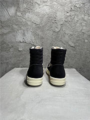 Rick Owens DRKSHDW Vintage Black Canvas High Top Sneakers - 2