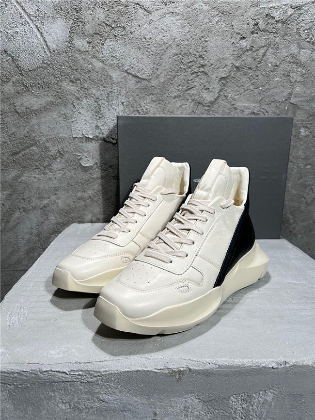 Rick Owens Geth Runner Sneakers White - 1