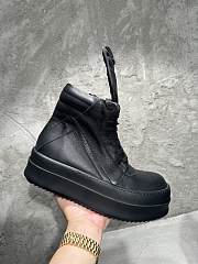 Rick Owens Mega Bumper Geobasket High Patent Black - 6