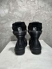 Rick Owens Mega Bumper Geobasket High Patent Black - 5