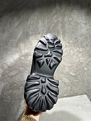 Rick Owens Mega Tractor Leather ankle Boots Black - 4