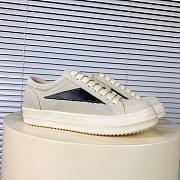 Rick Owens Panelled Velvet Sneakers Beige - 2