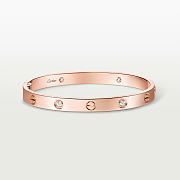 Catier Love Bracelet 4 Diamonds CA5210-03 (6.1 mm) - 1