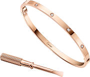 Catier Love Bracelet Small Model 10 Diamonds CA1070-03 - 4