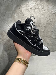 Lanvin Curb Sneaker Black Gray - 6