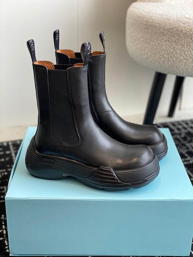 Lanvin Flash-X Bold Ankle Boots Black 321634D - 1