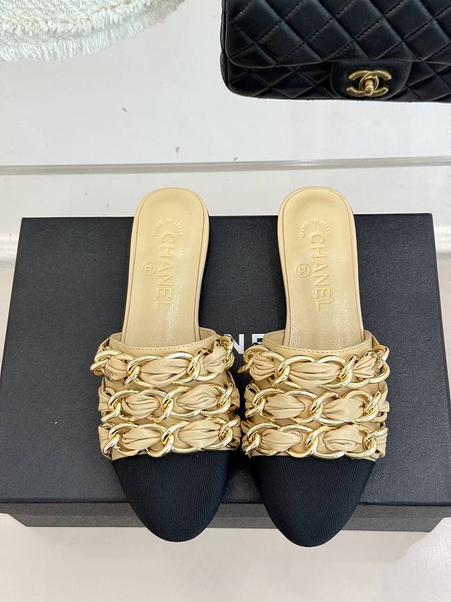 Chanel Slide with Chain Strap CC2140-04 - 1