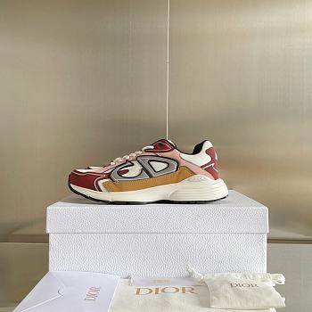 Dior B30 Sneaker Red and Pink Technical Fabric