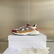Dior B30 Sneaker Red and Pink Technical Fabric - 5