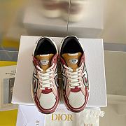 Dior B30 Sneaker Red and Pink Technical Fabric - 4