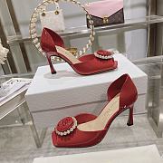 Dior High Heels Pearl Rose D5102-01 (9cm) - 6