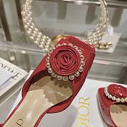 Dior High Heels Pearl Rose D5102-01 (9cm) - 5