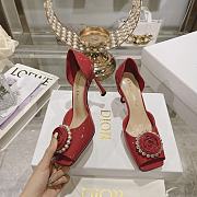 Dior High Heels Pearl Rose D5102-01 (9cm) - 3