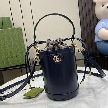 GUCCI OPHIDIA MINI BUCKET BAG 760201 Size 11.5x23x8CM