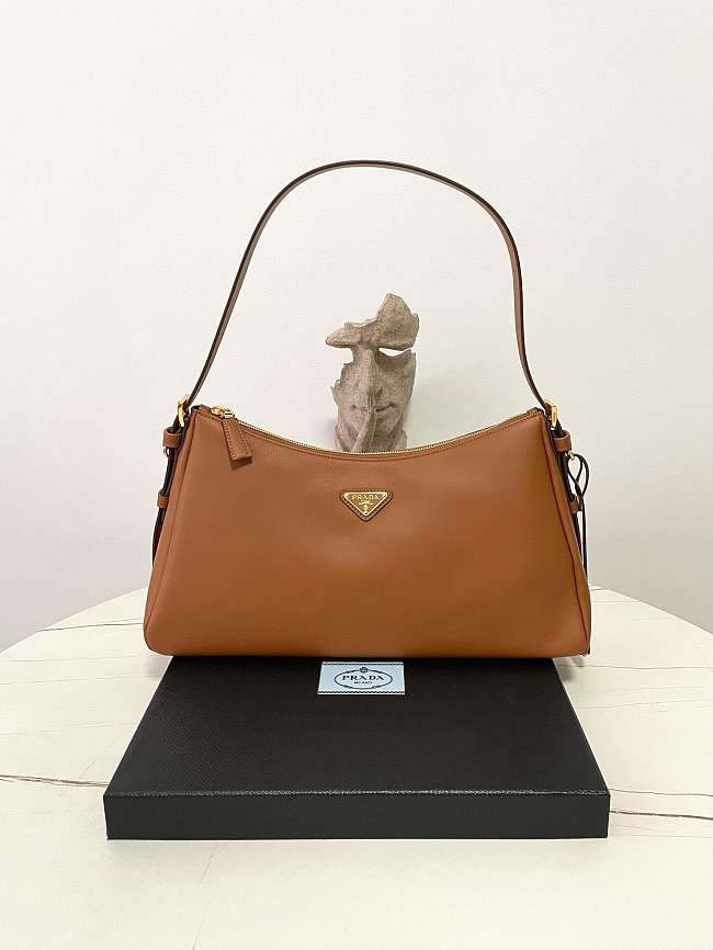 Prada Aimée Leather Caramel Size 31x18x10cm - 1