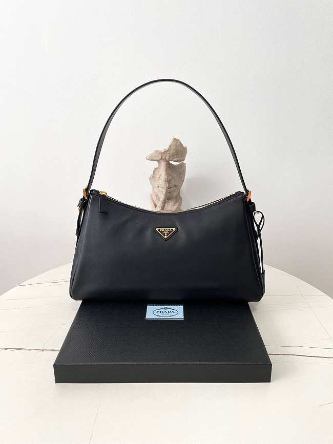 Prada Aimée Leather Black Size 31x18x10cm - 1