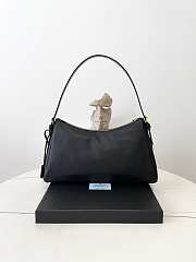 Prada Aimée Leather Black Size 31x18x10cm - 5