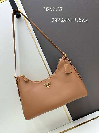 Prada Aimée Leather Caramel Size 39x24x11cm