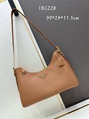 Prada Aimée Leather Caramel Size 39x24x11cm - 3