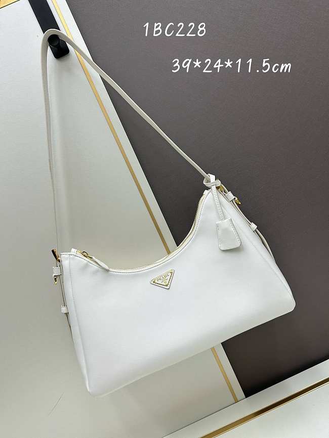 Prada Aimée Leather White Size 39x24x11cm - 1