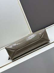 Prada Aimée Patent Leather Brown Bag Size 34x19x10cm - 5