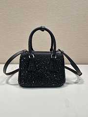 Prada Crystal Galleria P31620 Size 18x12x8cm - 2