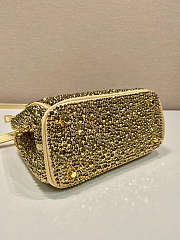 Prada Crystal Galleria P31621 Size 18x12x8cm - 5