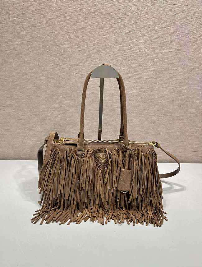 Prada Galleria Brown Bag Size 30x14x10.5cm - 1