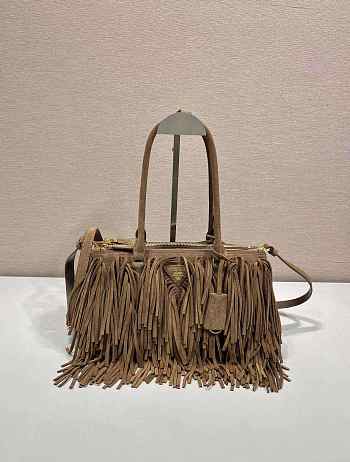 Prada Galleria Brown Bag Size 30x14x10.5cm