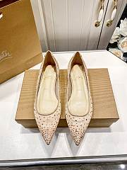 Christian Louboutin Follies Strass Flat Rhinestones C2205-01 - 5