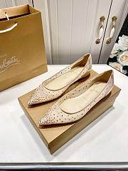 Christian Louboutin Follies Strass Flat Rhinestones C2205-01 - 4
