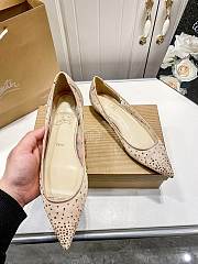 Christian Louboutin Follies Strass Flat Rhinestones C2205-01 - 3