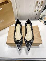 Christian Louboutin Follies Strass Flat Rhinestones C2205-02 - 3