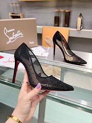 Christian Louboutin Follies Strass Heels Black 10cm - 3