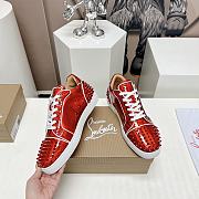 Christian Louboutin Fun Louis Junior Spikes Red - 4