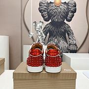 Christian Louboutin Fun Louis Junior Spikes Red - 5