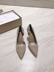 Christian Louboutin Heels C0254 Velvet lrishell 9cm - 3