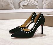 Christian Louboutin Heels C0255 Velvet lrishell 9cm - 1