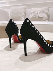Christian Louboutin Heels C0255 Velvet lrishell 9cm - 4