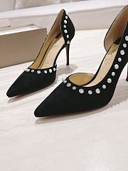 Christian Louboutin Heels C0255 Velvet lrishell 9cm - 2