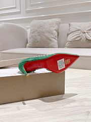 Christian Louboutin Heels C0256 Velvet lrishell 9cm - 4