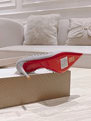 Christian Louboutin Heels C0257 Velvet lrishell 9cm - 3