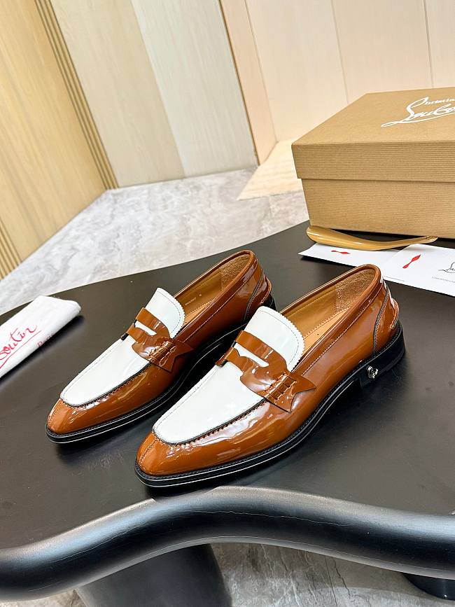 Christian Louboutin Leather Penny Loafers CL5411 - 1