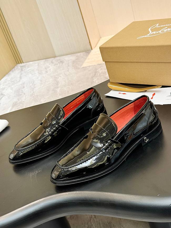 Christian Louboutin Leather Penny Loafers CL5413 - 1