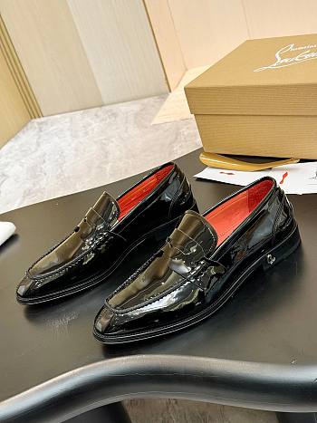 Christian Louboutin Leather Penny Loafers CL5413
