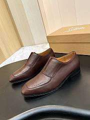 Christian Louboutin Loafer Cowhide Brown C1402 - 6