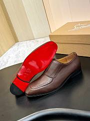 Christian Louboutin Loafer Cowhide Brown C1402 - 5