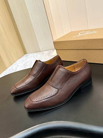 Christian Louboutin Loafer Cowhide Brown C1402
