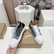 Christian Louboutin Louis Junior Spikes Orlato Black - 2