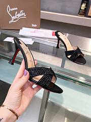 Christian Louboutin Mariza ls C2510 Strass Red Sole - 6